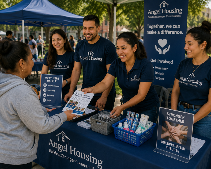 Volunteers serving the community