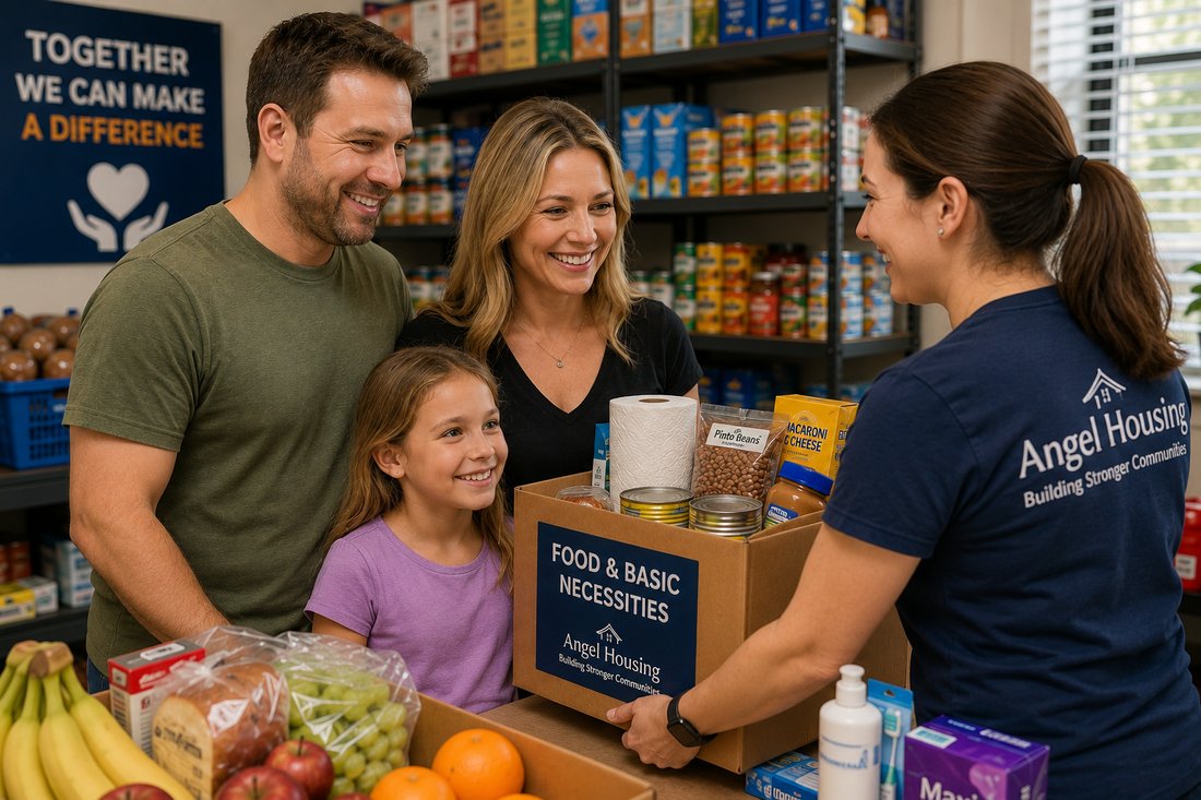 Food and Basic Necessities at Angel Housing
