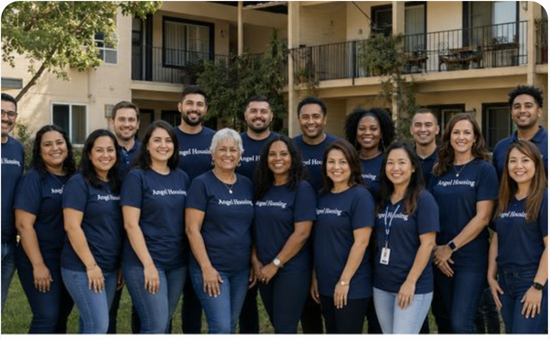 The Angel Housing team